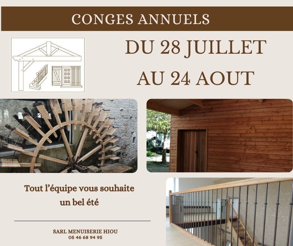 Congés été 2025