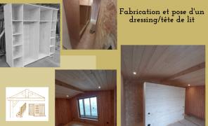 Tiny house dressing tête de lit